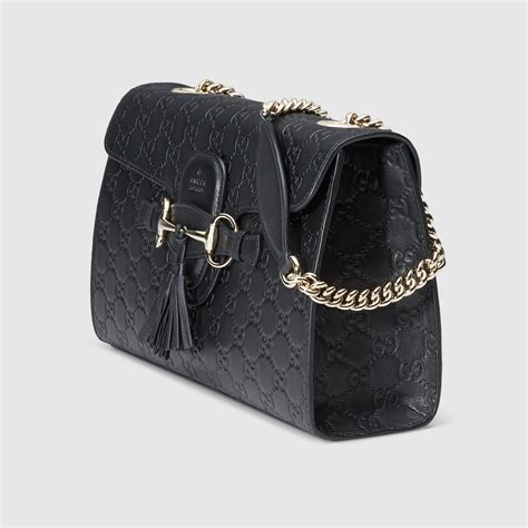 gucci emily|Gucci emily guccissima shoulder bag.